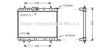 AVA QUALITY COOLING PE2207 Radiator, engine cooling